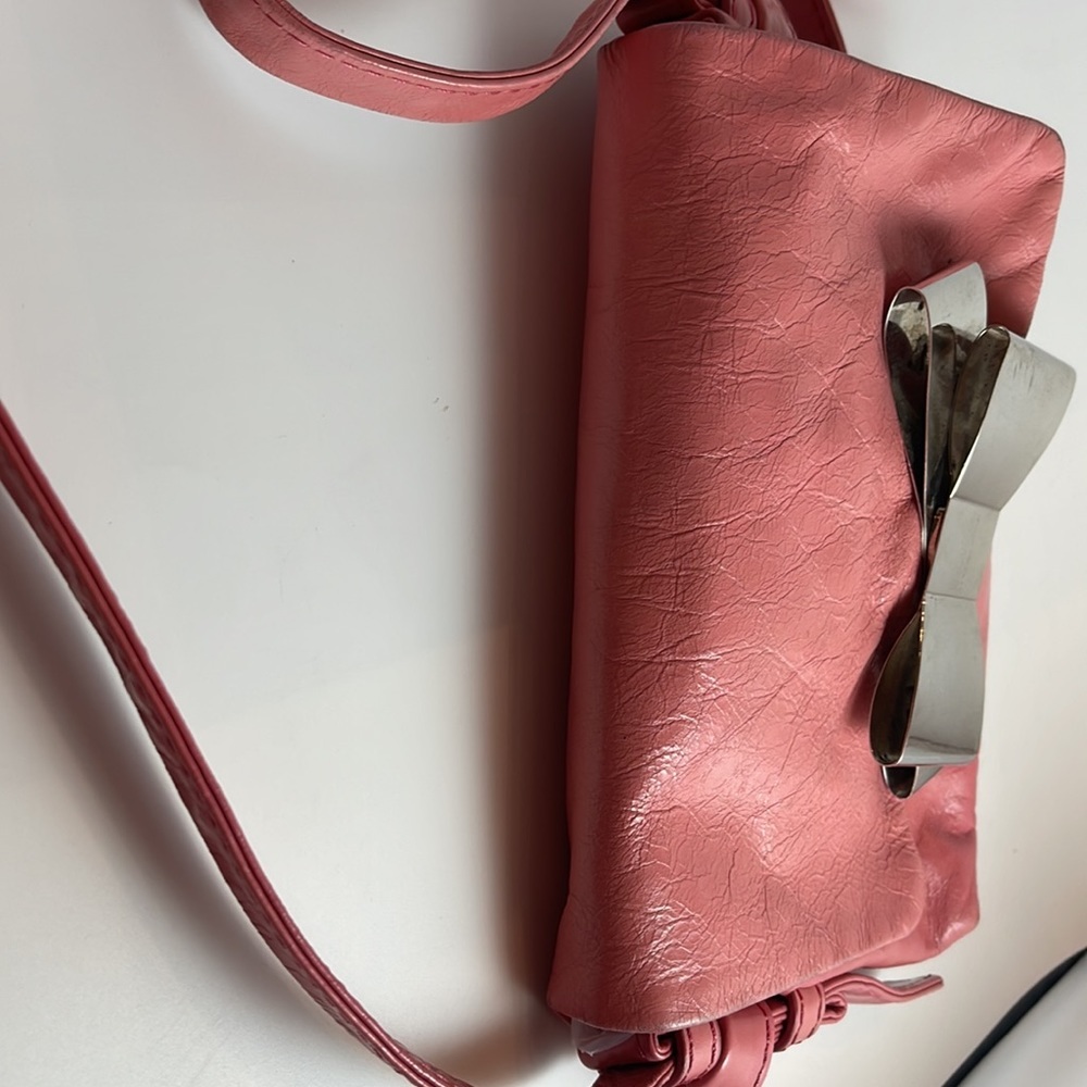Sonia Rykiel Pink With Bow Crossbody Bag - Picture 7 of 16